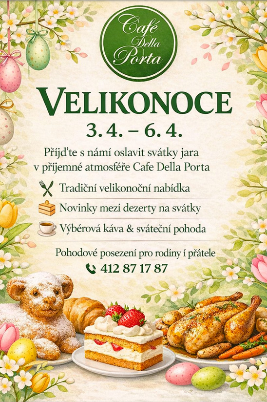 Velikonoce v Café Della Porta